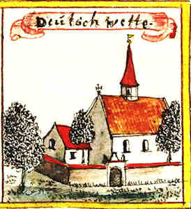 Deutsch Wette - Kościół, widok ogólny
